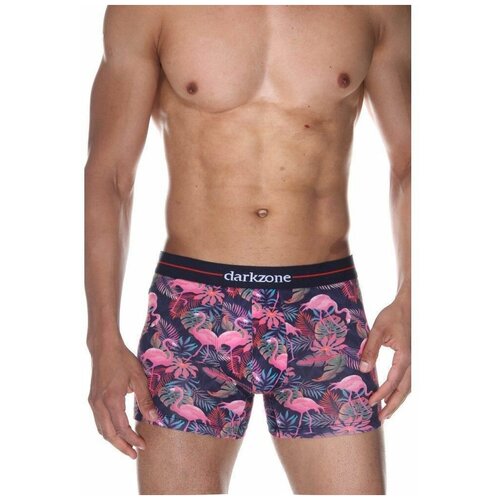 фото Трусы мужские боксеры темно-синие с принтом darkzone dzn2062 xxl (50)