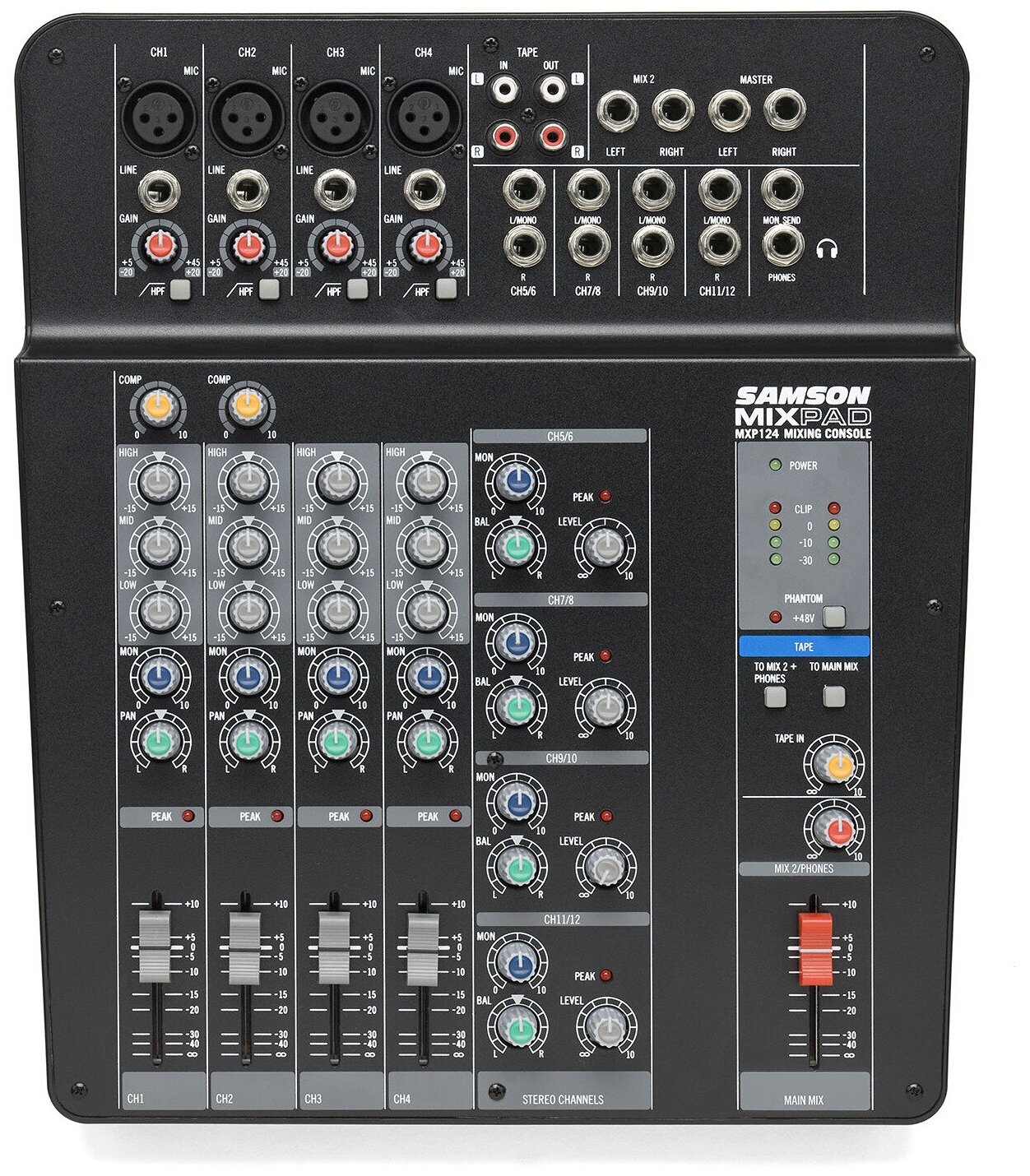 Аналоговый микшер Samson MixPad MXP124