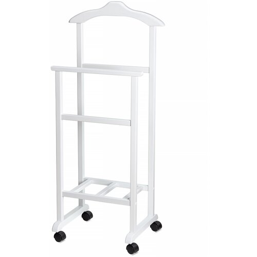 Вешалка напольная SOLTY Дуэт, белая эмаль (SD3000)