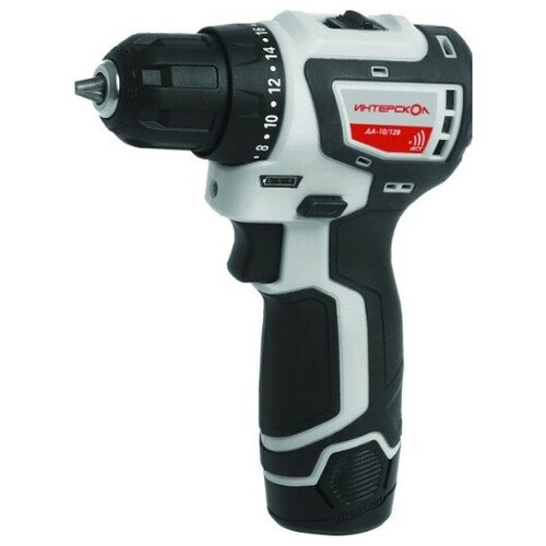 ИНТЕРСКОЛ ДА-1012В бесщеточная аккум дрель-шуруп Li-ion кейс 2 аккум 2Ач 6872270 569000₽