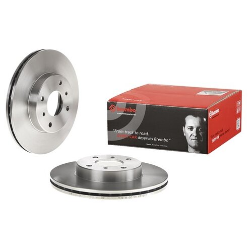 фото Комплект тормозных дисков передний brembo 09.5254.20 280x22 для nissan 200sx, nissan almera (2 шт.)