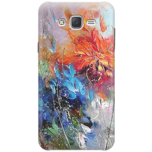 фото Re:pa накладка transparent для samsung galaxy j7 (2015) с принтом "весенний взрыв"