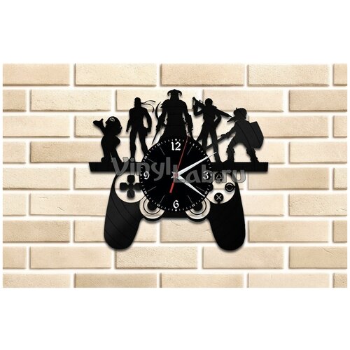 Для геймера — часы из виниловой пластинки (c) VinylLab