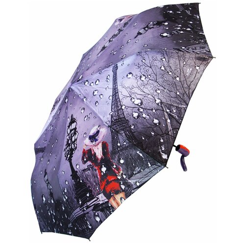 Женский складной зонт Popular Umbrella автомат 2011/зеленый