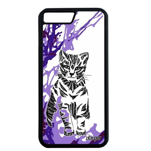 фото Противоударный чехол на телефон // iphone 7 plus // "кот" дизайн котенок, utaupia, фиолетовый