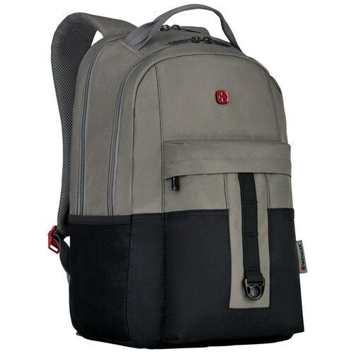 фото Рюкзак городской wenger 604430 ero essential для 14" ноутбука, черно-серый, полиэстер, 34 x 25 x 45 см, 20 л
