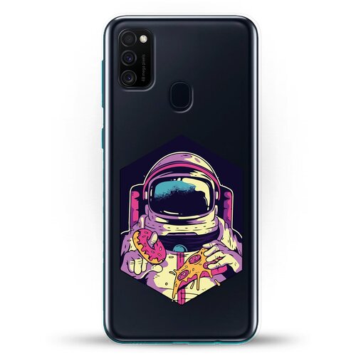 Силиконовый чехол Еда астронавта на Samsung Galaxy M21