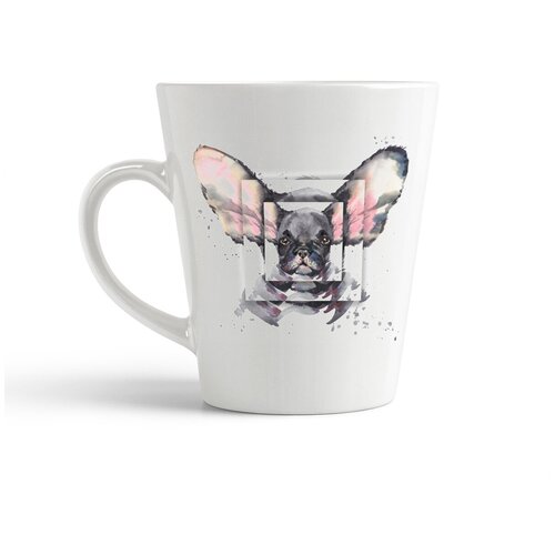 фото Кружка-латте coolpodarok животные собака в квадрате