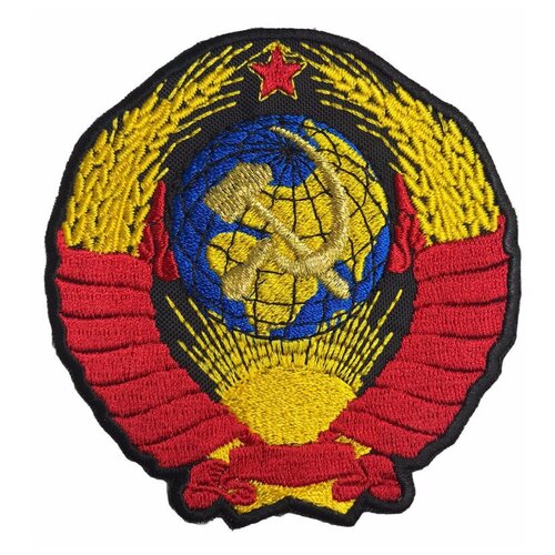 Шеврон герб СССР черный 75