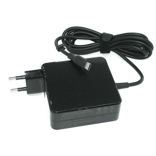 фото Блок питания (сетевой адаптер) для ноутбуков asus 5v, 9v, 12v, 15v 3a, 20v 3.25a (type-c) 65w oem iqzip