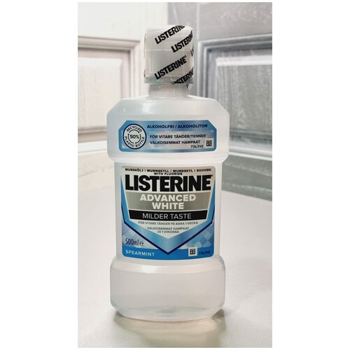 Ополаскиватель для полости рта Listerine Advanced White Milder Taste 500 мл