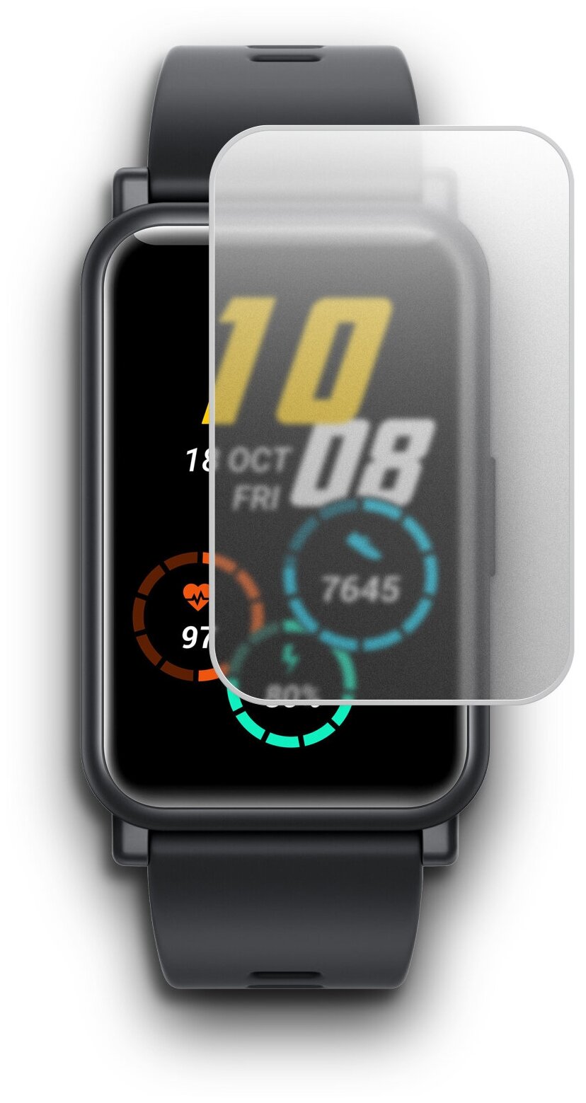Гидрогелевая защитная пленка на Honor Watch SE/ Хонор Вотч СЕ/хонор воч се матовая на смарт часы комплект 2 шт Brozo