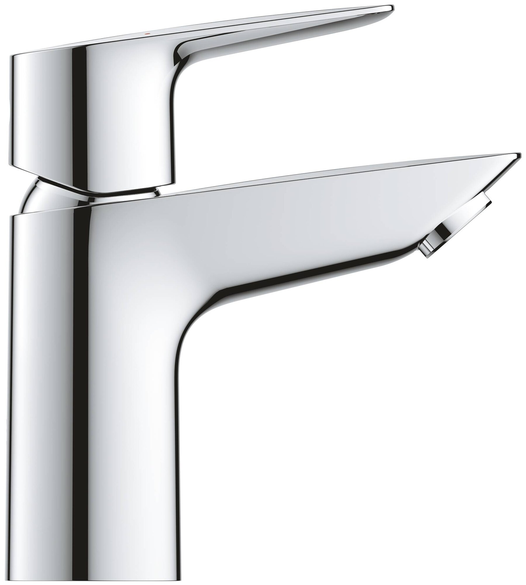 Смеситель для раковины GROHE BAU EDGE 23330001 (хром, длина излива-9,3 высота излива-8,9, современный) - фотография № 3