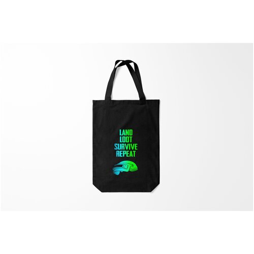 фото Сумка-шоппер / 31х42 см / геймерам / pubg burnettie