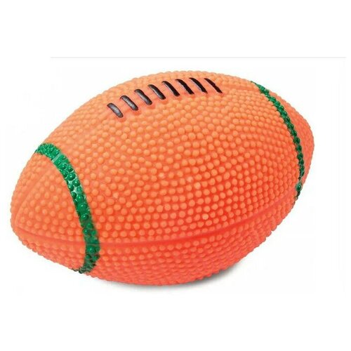 игрушка для собак triol из латекса мяч для регби 100мм Triol Игрушка для собак из винила Мяч для регби, 115мм