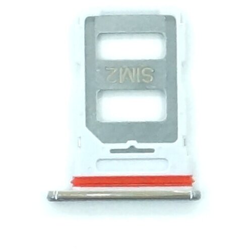Сим лоток / Держатель сим карты / Контейнер SIM / sim holder SIM для Xiaomi Poco F3 Белый