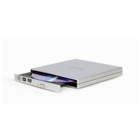 Gembird Устройство чтения-записи USB 2.0 DVD-USB-02-SV пластик, серебро