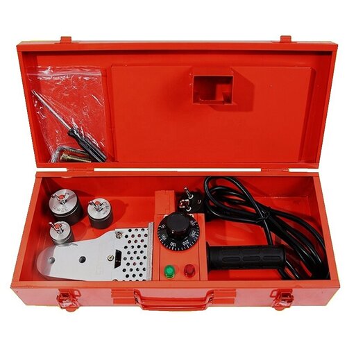 Аппарат для сварки пластиковых труб PW-1800 Вт насадки 202532мм в мет кейсе ACDC 165800₽