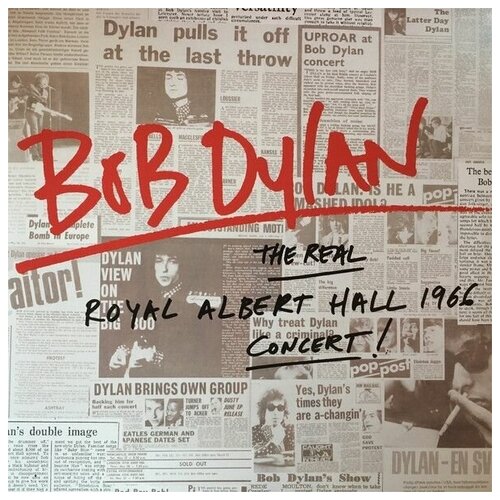 bob dylan bob dylan the real royal albert hall 1966 concert 2 lp Виниловая пластинка Bob Dylan / The Real Royal Albert Hall 1966 Concert! (2LP)