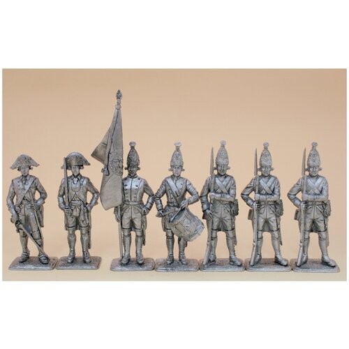 фото Набор оловянных солдатиков ages московский гренадерский полк, 1799 г