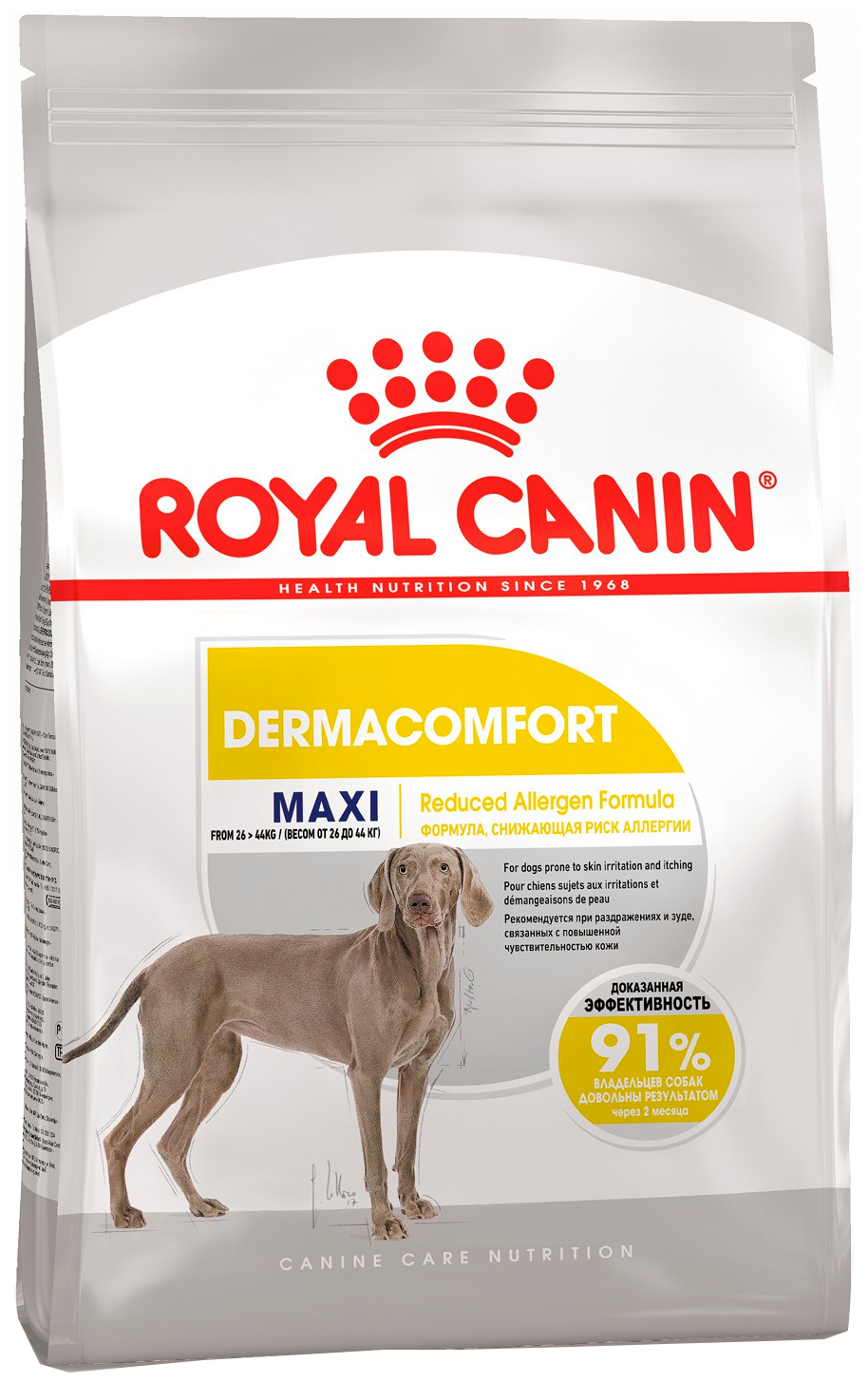 382030 Royal Canin Макси Дермакомфорт-25 д/собак склонных к кожным раздражениям и зуду 3кг