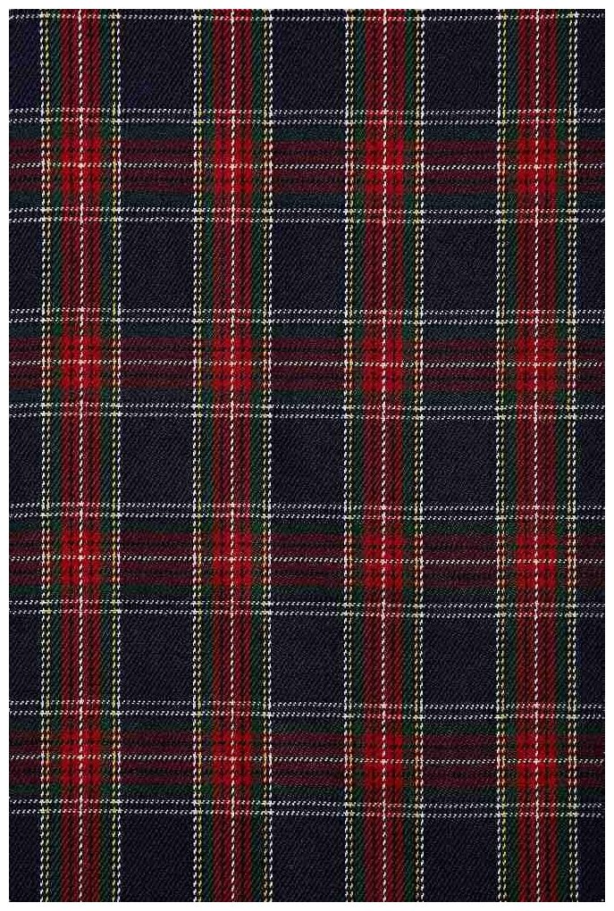 фото Шерстяная ткань в клетку