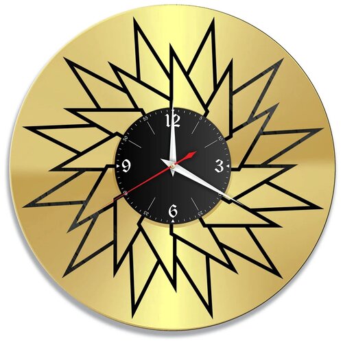 фото Часы настенные "декор, золото" из винила, №5 redlaser