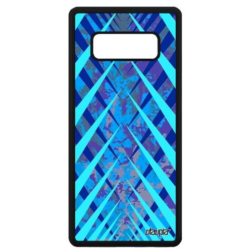 фото Противоударный чехол на смартфон // galaxy note 8 // "дизайн сталактит" лед стиль, utaupia, голубой
