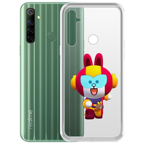фото Чехол-накладка clear case brawl stars-кони макс для realme 6i krutoff group