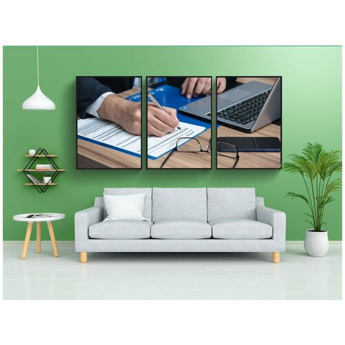 фото Набор модулных постеров для интерьера "верно, информационно-пропагандистской деятельности, lex" 60x90 см. в тубусе, без рамки lotsprints