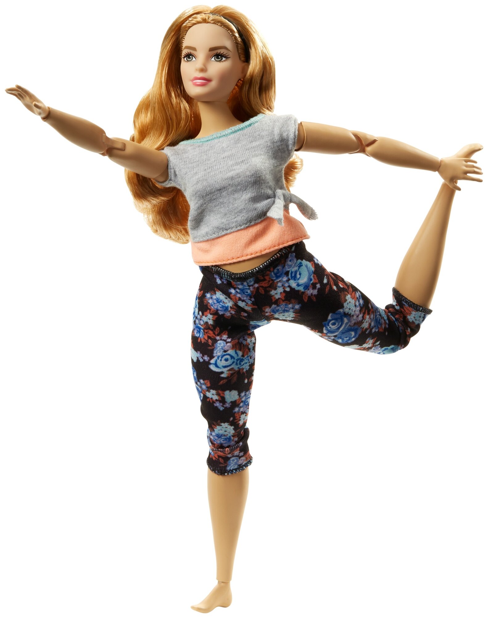 Кукла Barbie Безграничные движения Рыжеволосая, 29 см, FTG84