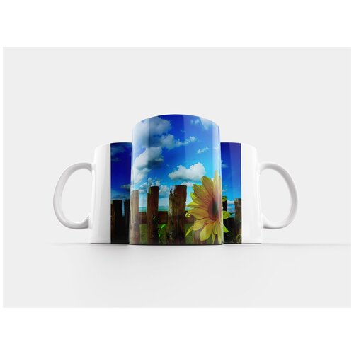 фото Кружка "подсолнечник, летом, солнечный" 320 мл lotsprints