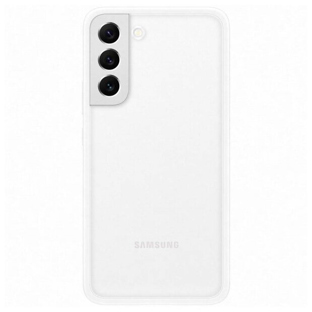 Чехол Samsung EF-MS906 комплект для Samsung Galaxy S22+, прозрачный/белый