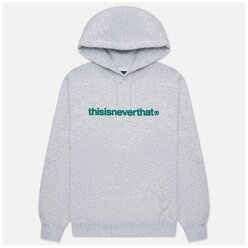 Мужская толстовка thisisneverthat T-Logo Basic Hoodie серый , Размер XL