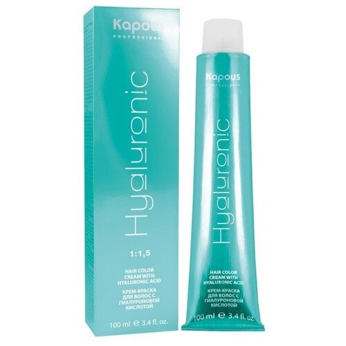 Kapous Hyaluronic Acid Крем-краска для волос + Hyaluronic Cremoxon 9% Кремообразная окислительная эмульсия, 9.2 очень светлый блондин фиолетовый
