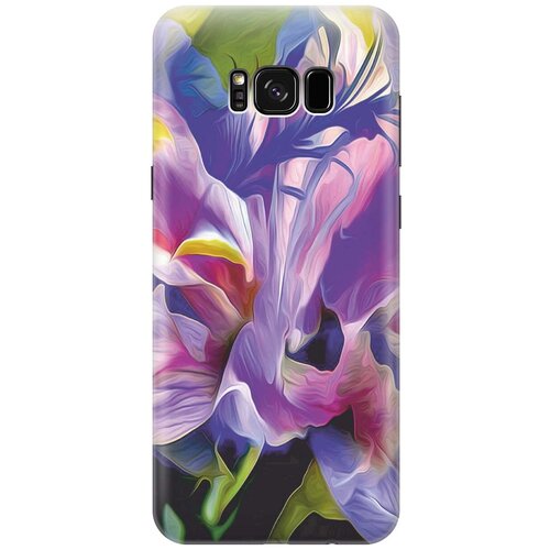 фото Силиконовый чехол на samsung galaxy s8+ / s8 plus / самсунг с8 плюс с принтом "цветочная абстракция" gosso