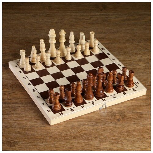 Шахматные фигуры (без доски), король h=8 см, пешка h=4 см./В упаковке шт: 1