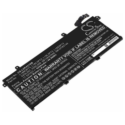 Аккумулятор для Lenovo ThinkPad T590, P53s (L18M3P71, L18M4P74) 4800mAh