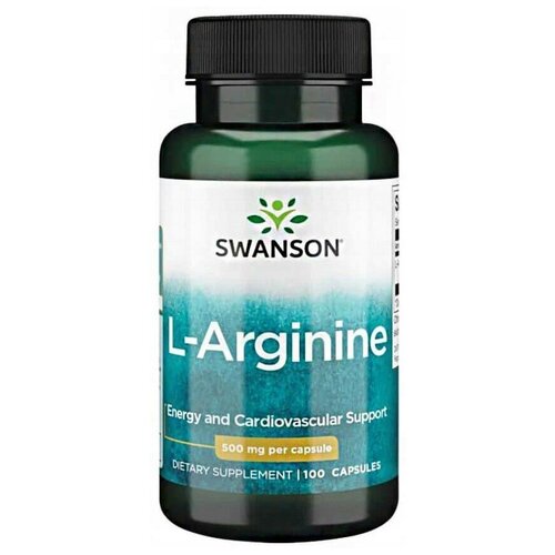 L-Arginine 500mg, 100 капсул