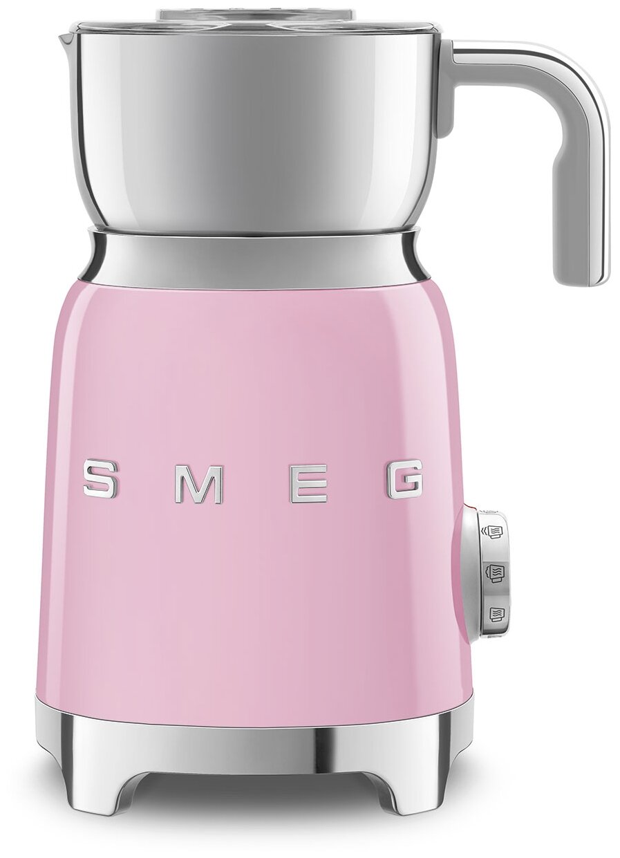 Вспениватель для молока Smeg MFF11PKEU, розовый