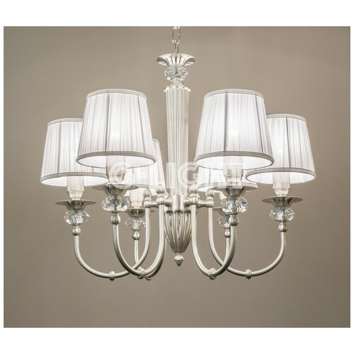 Люстра G-Light 9867/6 Matt Silver, Gold