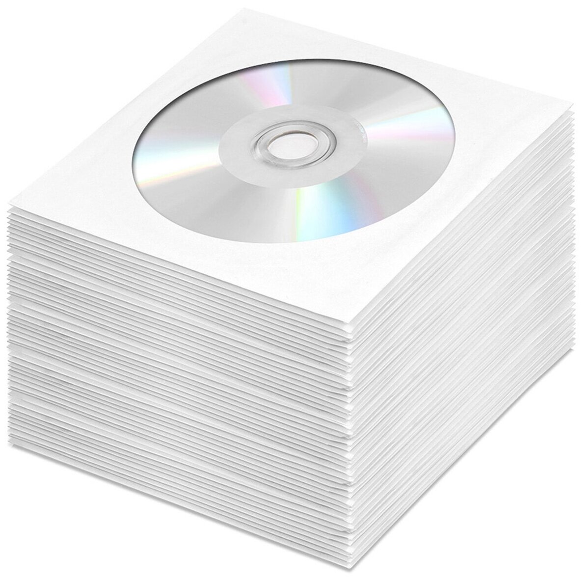 Диск DVD-R Ritek 4,7Gb 16x non-print (без покрытия) в бумажном конверте с окном, 50 шт.
