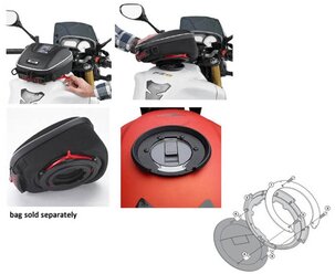 Крепеж TANKLOCK сумки на бак мотоцикла Suzuki Givi Black (BF01)