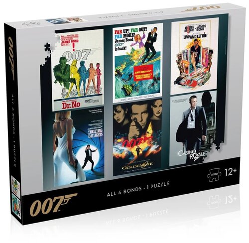 Пазл James Bond 007 / Джеймс Бонд Актёрский дебют 1000 деталей