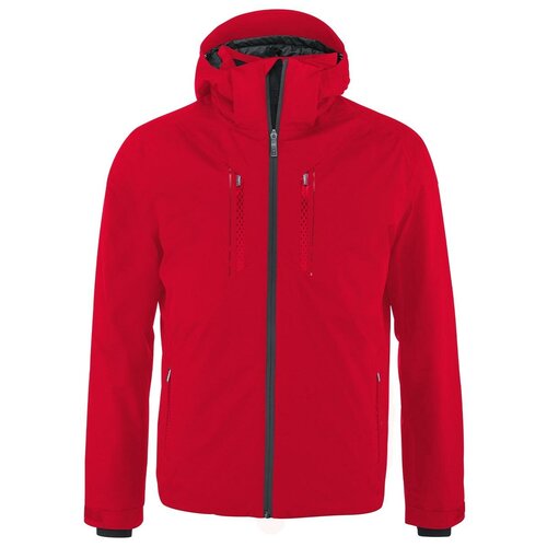 Куртка HEAD, силуэт прямой, съемный капюшон, водонепроницаемая, утепленная, герметичные швы, размер S, красный