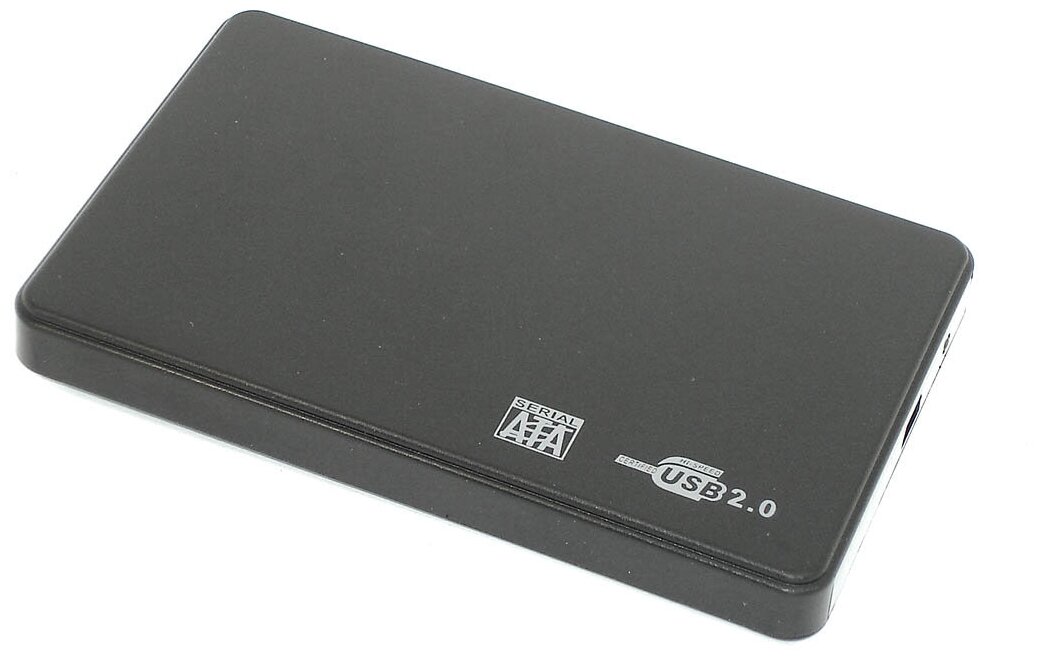 Бокс для жесткого диска 2,5" пластиковый USB 2.0 DM-2508 черный