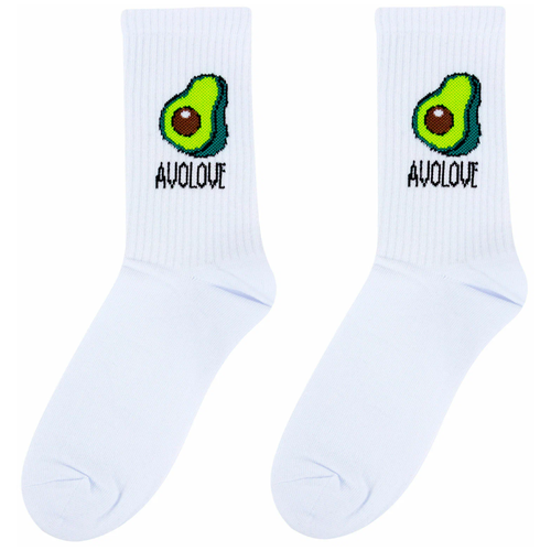 Носки с авокадо Kawaii Factory Socks, размер 35-39