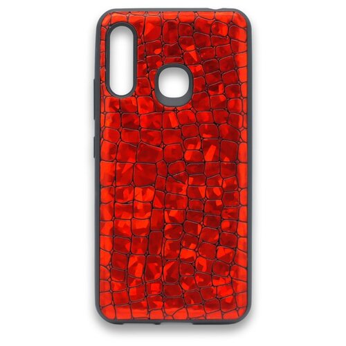 фото Чехол-накладка fantastic skin для samsung galaxy a70e красная ycase