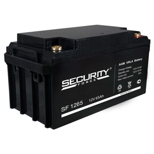 Аккумуляторная батарея Security Force SF 1265 аккумулятор для охранно пожарных систем security force sf 1207