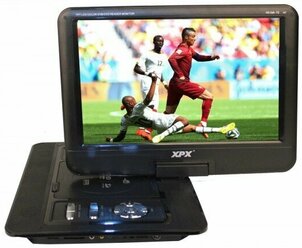 Портативный телевизор Xpx EA-1369L с DVD и DVB-T2 14" (1366X768)